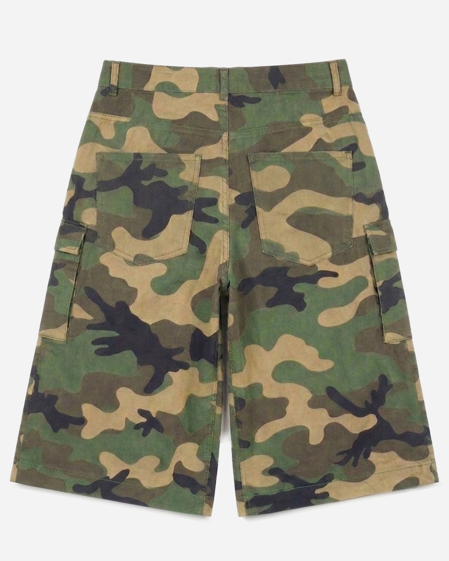 Baggy Hiking Camo Shorts